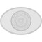 Ekena Millwork Standard Dalton Bullseye Rosette with Beveled Edge, 7"W x 4 3/4"H x 1/2"P ROSP070X048X050DAL03 - alternate 4